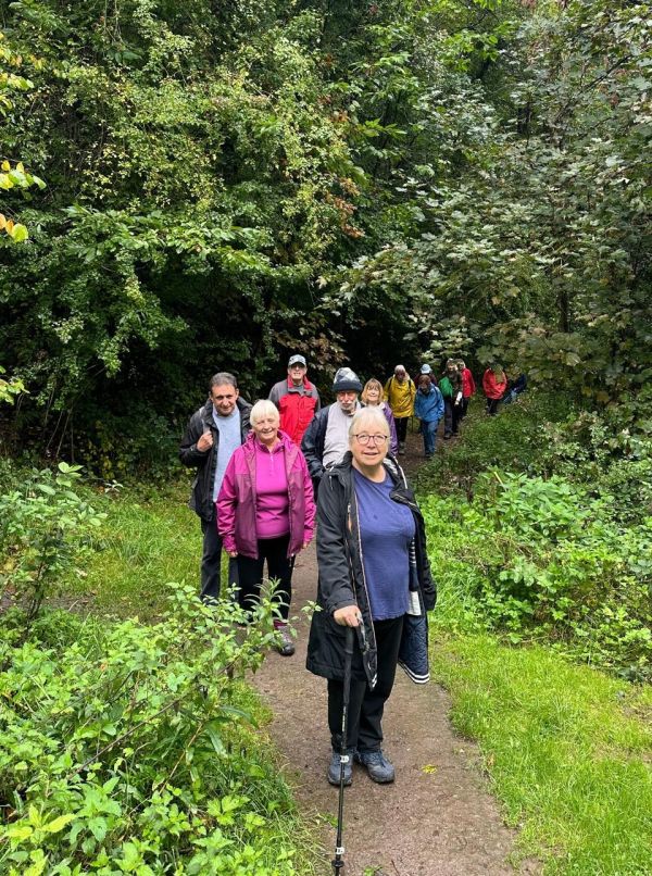 A group of walkers